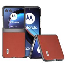 ABEEL - ABEEL Mobilskal till Motorola Razr 40 Ultra 5G Haze TextuR&ouml;d R&ouml;d