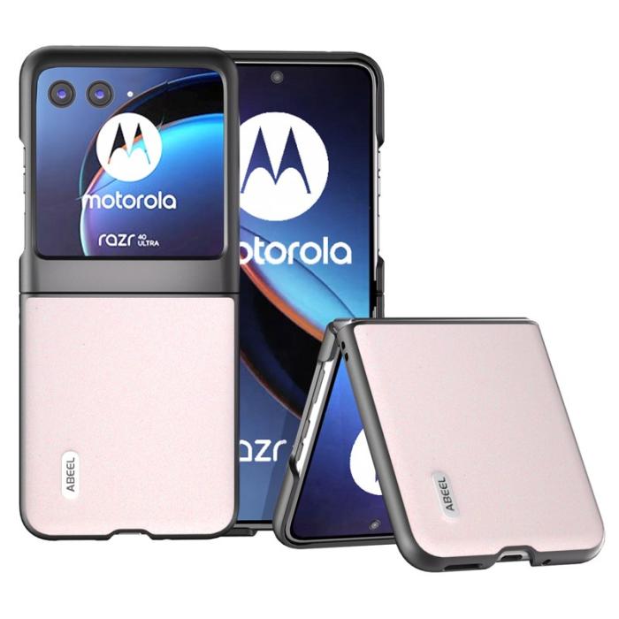 ABEEL - ABEEL Mobilskal till Motorola Razr 40 Ultra 5G Glitter Vit