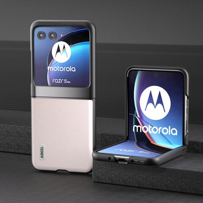 ABEEL - ABEEL Mobilskal till Motorola Razr 40 Ultra 5G Glitter Vit
