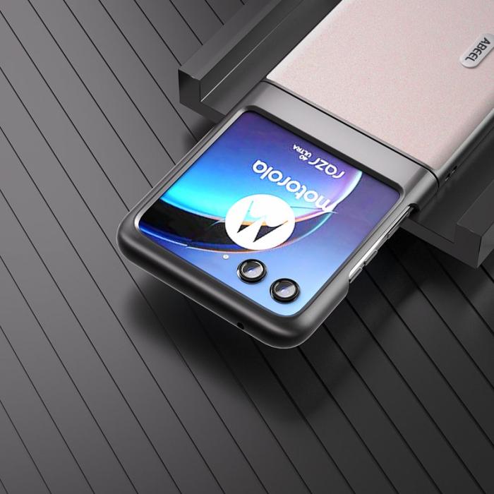 ABEEL - ABEEL Mobilskal till Motorola Razr 40 Ultra 5G Glitter Vit