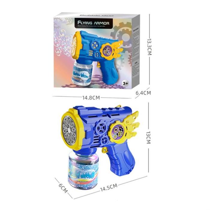 OEM - Bubbelpistol med 1 Flaska Påfyllningslösning för Barn (Ålder 3+)