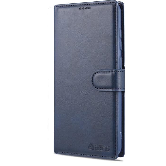 AZNS - AZNS Samsung Galaxy A52 4G/5G Plånboksfodral Konstläder - Blå