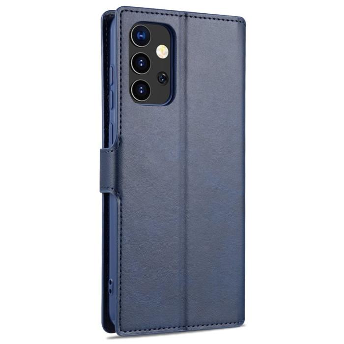 AZNS - AZNS Samsung Galaxy A52 4G/5G Plånboksfodral Konstläder - Blå