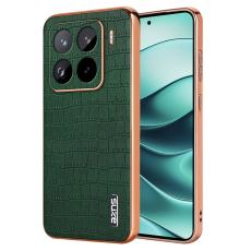 AZNS - AZNS Xiaomi 15 Pro Fodral - Electroplating KonstL&auml;der - Gr&ouml;n