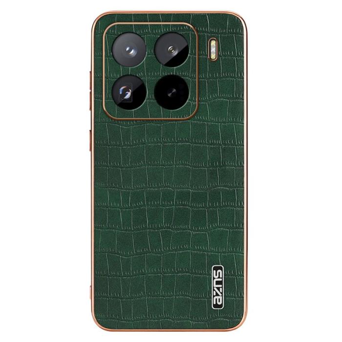 AZNS - AZNS Xiaomi 15 Pro Fodral - Electroplating KonstLäder - Grön