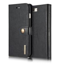 DG.MING - DG.MING iPhone 7 Plus Pl&aring;nboksfodral i &Auml;kta l&auml;der med PC-skydd - Svart