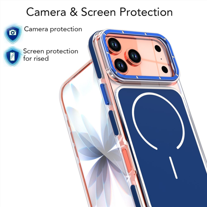 A-One Brand - iPhone 17 Pro Max Mobilskal MagSafe Dual Färg Shockproof