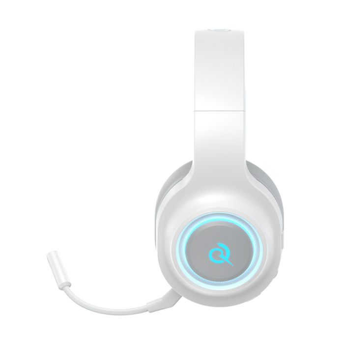 QCY - QCY Trådlös Hörlurar On-Ear Heroad V200 med Detachable Mikrofon - Vit