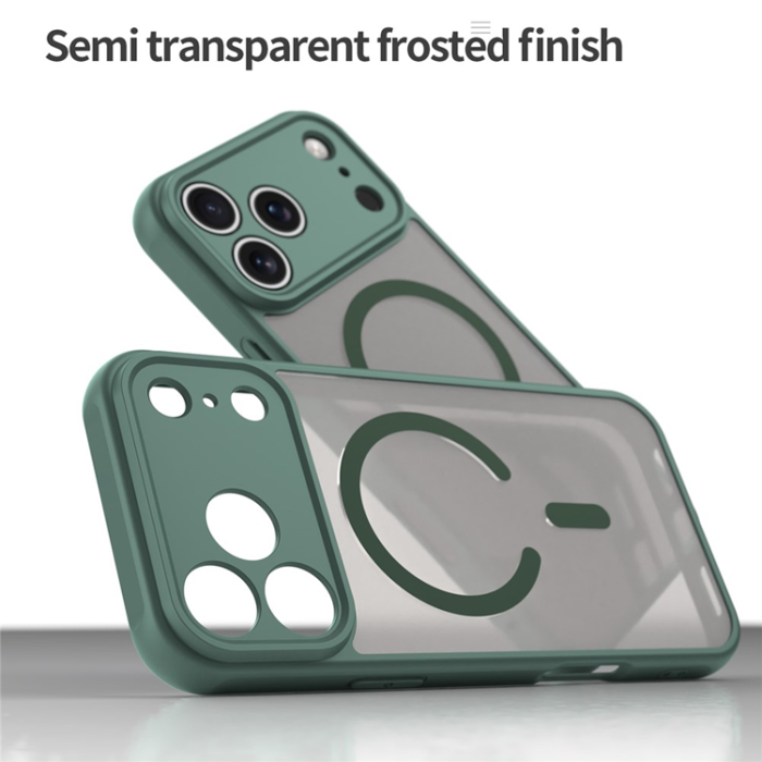 A-One Brand - iPhone 17 Pro Max Mobilskal MagSafe Anti Drop - Grön