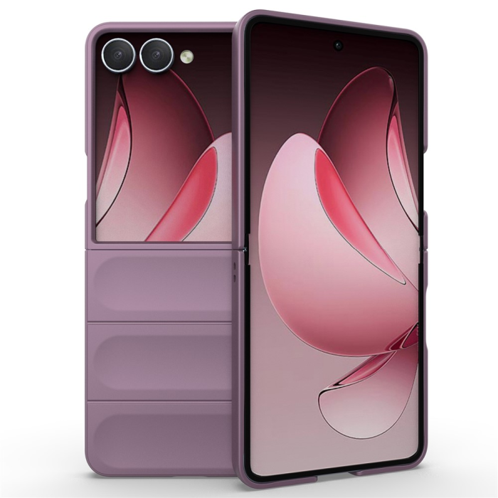 A-One Brand - Galaxy Z Flip 7 Mobilskal Anti-Drop TPU Rugged - Ljuslila