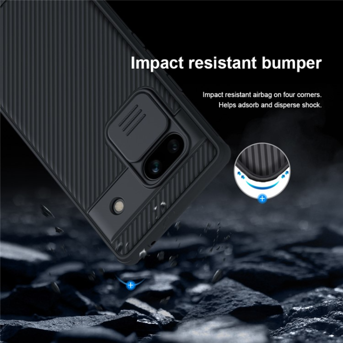 Nillkin - Nillkin Google Pixel 7A Mobilskal CamShield Pro - Svart