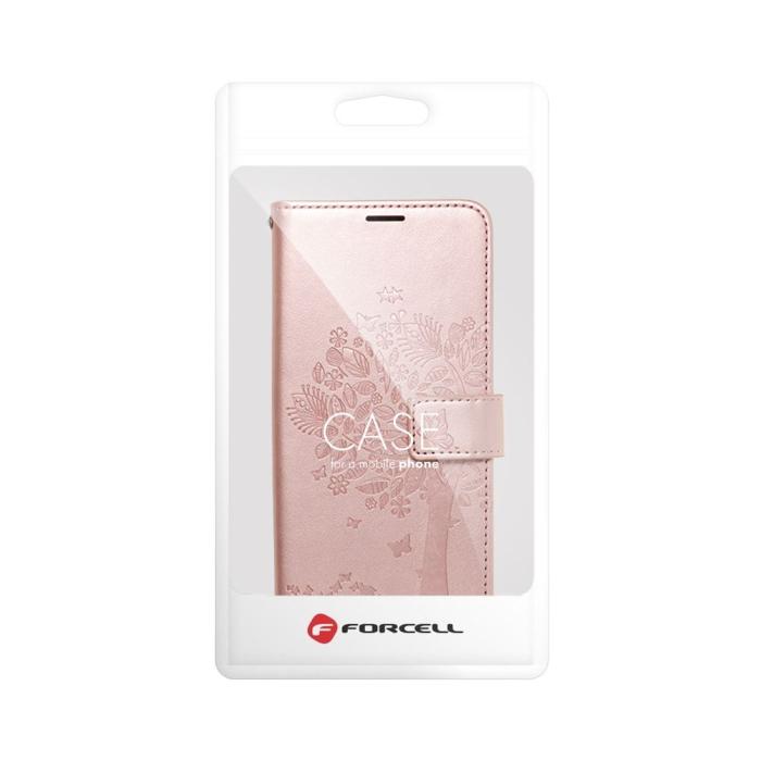 Forcell - Forcell Galaxy A13 5G Fodral Mezzo - Träd Rosa Guld