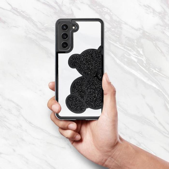 OEM - Galaxy S21 FE Mobilskal Teddy Bear - Svart