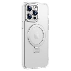 X-Level - X-LEVEL Kickstand Fodral iPhone 15 Pro Max Transparent Vit