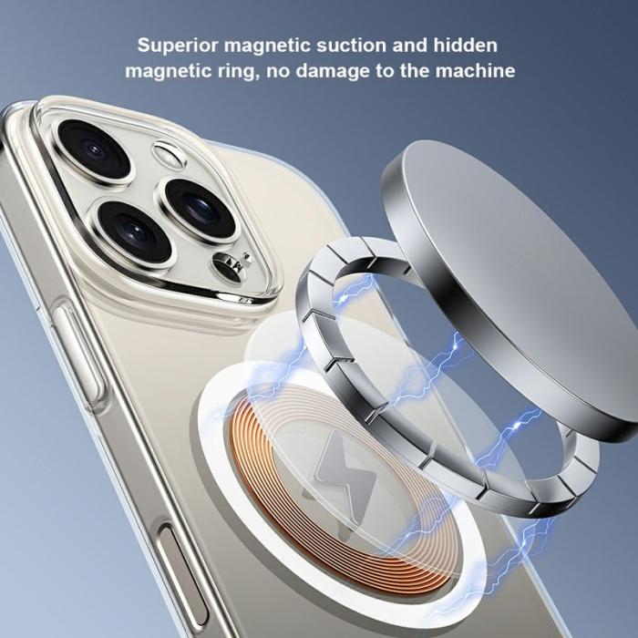 XUNDD - XUNDD XDD-0010 Mobilskal till iPhone 16 Pro MagSafe Ultra-Tunn Klar Svart