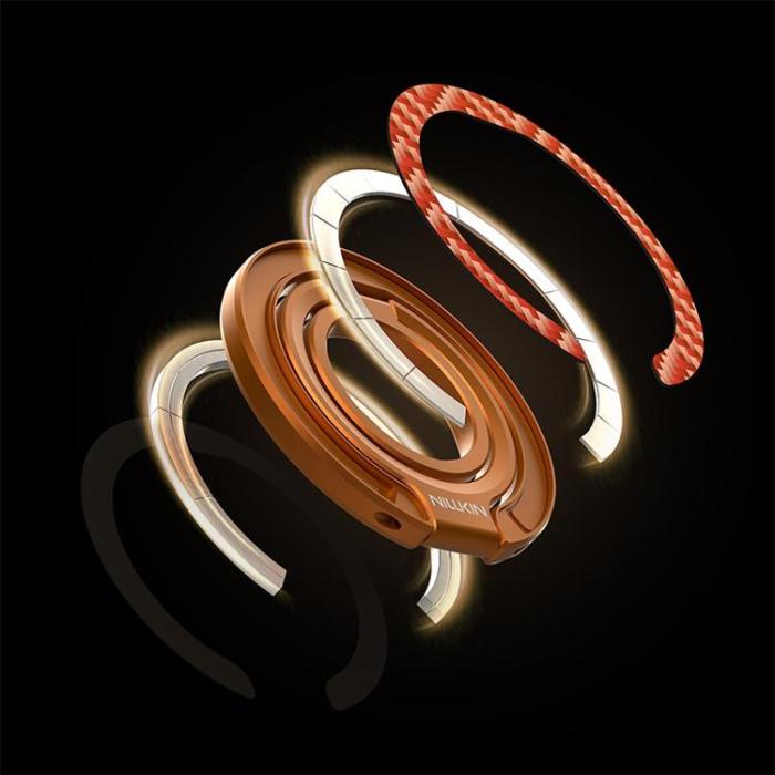 Nillkin - NILLKIN Magnetisk Ringhållare Kickstand Aramid Fiber Aluminiumhållare