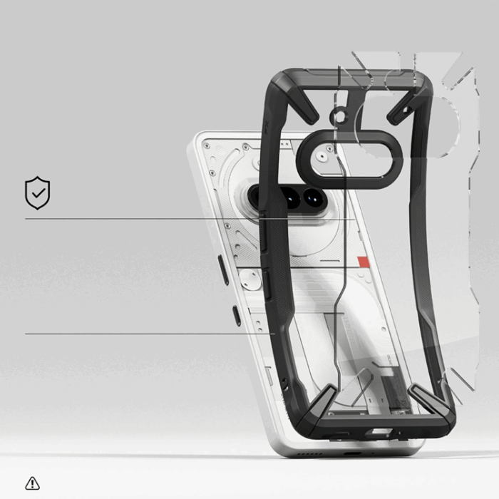 Ringke - Ringke Nothing Phone 3a Mobilskal Fusion X - Svart