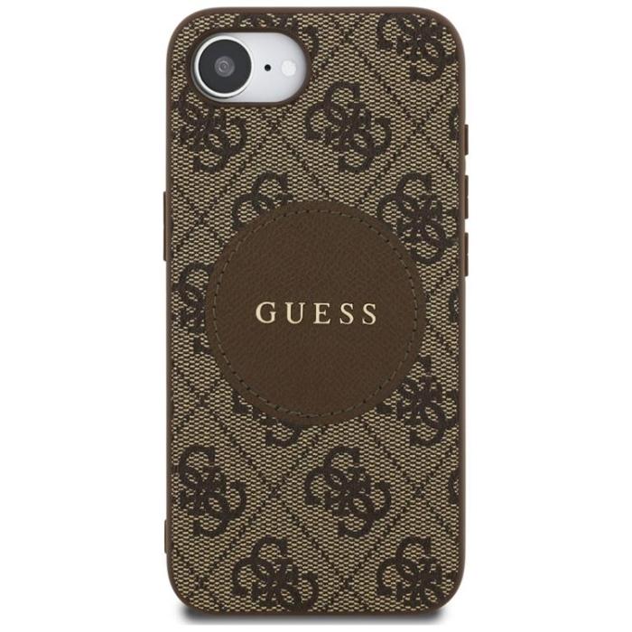 Guess - Guess iPhone 16e Mobilskal MagSafe 4G Circle Classic Logo