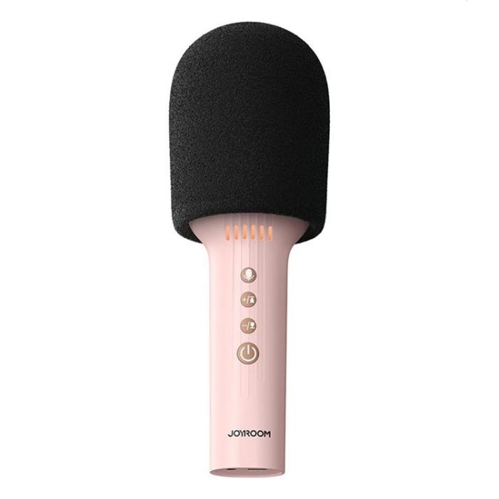 UTGATT1 - Joyroom Trådlös Karaokemikrofon Högtalare 1200mah - Rosa