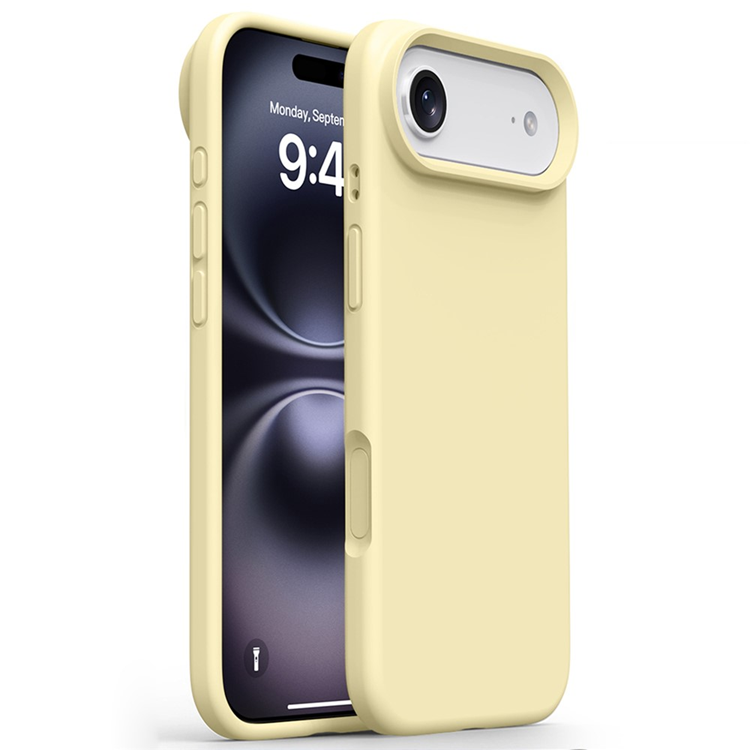 iPhone Air Mobilskal Soft Microfiber Lining Silikon+PC - Ljusgul | 2353 | AlltMobil
