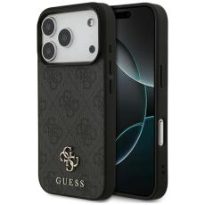 Guess - Guess iPhone 17 Pro Mobilskal MagSafe 4G Small Classic Logo - Svart