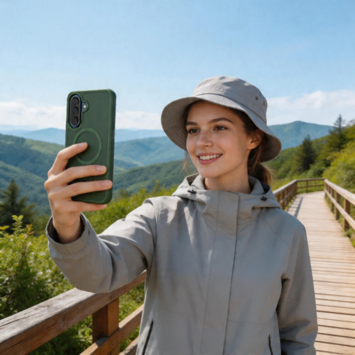 Tech-Protect - Tech-Protect Mobilskal För Galaxy A37 5G Magsafe Magmat - Matte Grön