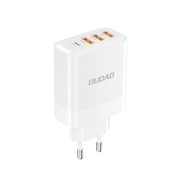Dudao - Dudao Väggladdare Adaptrar 3x USB-A/1x USB-C 20W - Vit