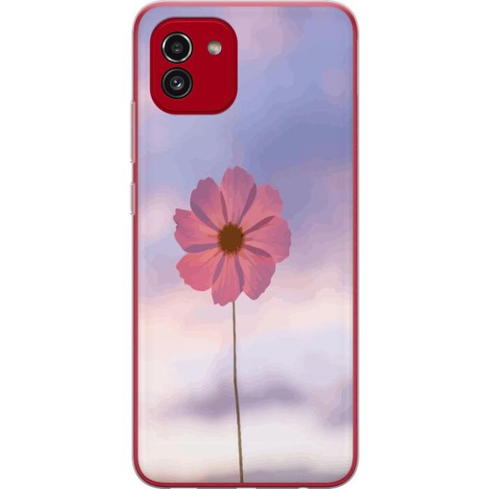 iSecrets - Mobilskal till Samsung Galaxy A03 med Rosa blomma