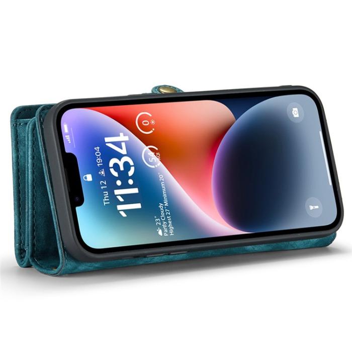 Caseme - CASEME iPhone 15 Pro Max Plånboksfodral 008 Detachable - Blå