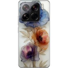 iSecrets - Genomskinligt Skal kompatibel med Xiaomi 15 Pro med Silkesblommor