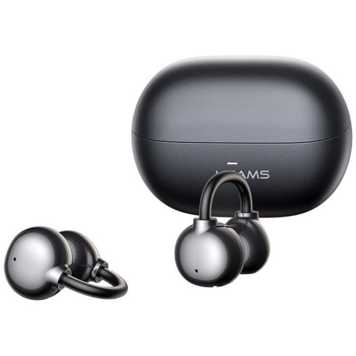 USAMS - USAMS In-Ear Hörlurar Bluetooth Clip-on Echo R02 - Grå