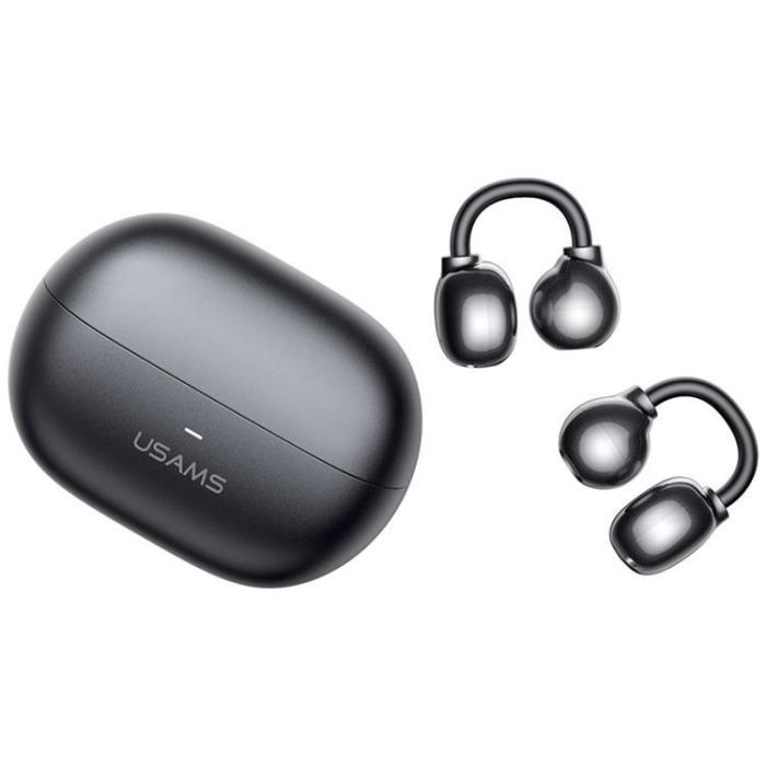 USAMS - USAMS In-Ear Hörlurar Bluetooth Clip-on Echo R02 - Grå