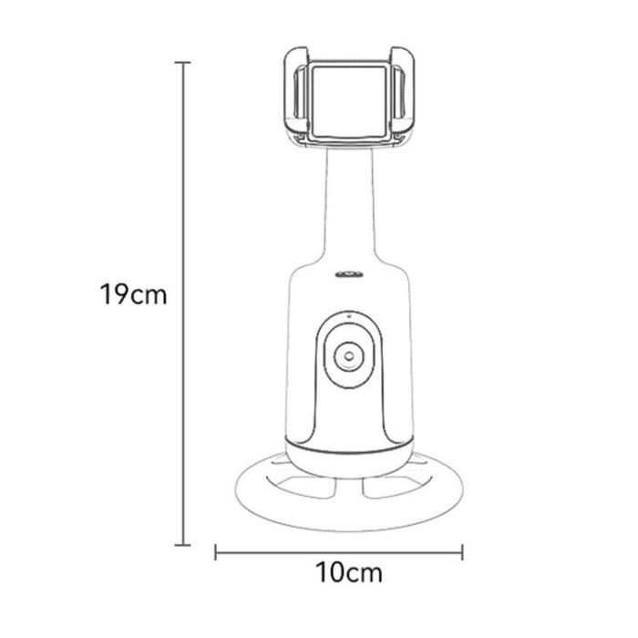 Yesido - YESIDO Gimbal med Ansiktsspårning och Mobilklämma SF15