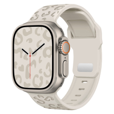 A-One Brand - Apple Watch (38/40/41mm) Armband Leopard Texture - Starlight