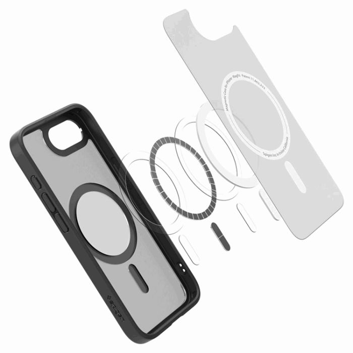 Spigen - Spigen iPhone 16e Mobilskal Magsafe Ultra Hybrid - Frost Svart