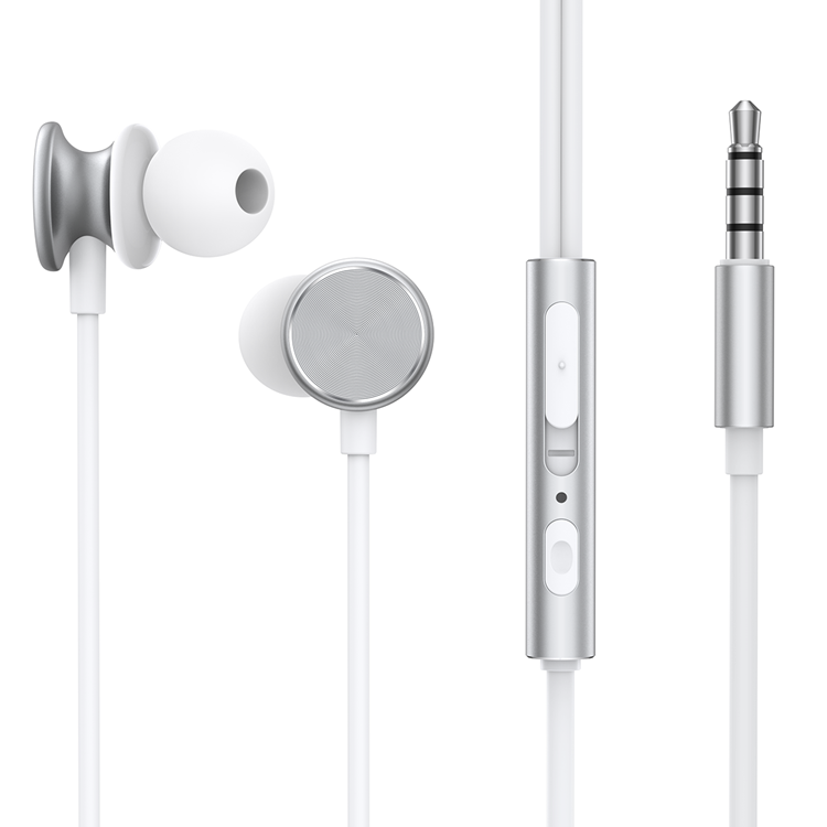 Joyroom Wired Series JR-EW03 Hörlurar med Tråd - Silver | 505771 | AlltMobil