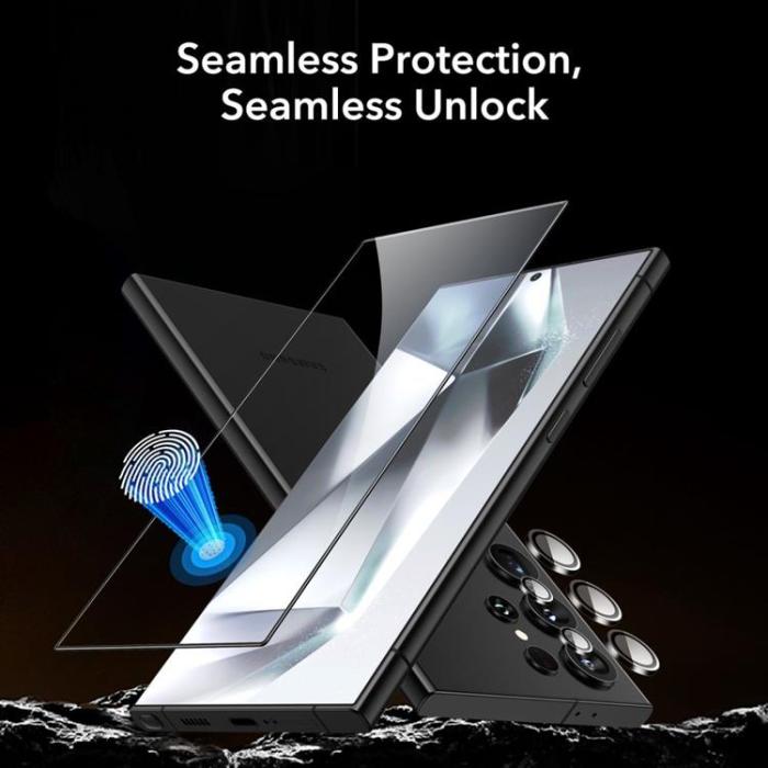 UTGATT - [2-Pack] ESR Galaxy S24 Ultra Härdat glas Skärmskydd Set