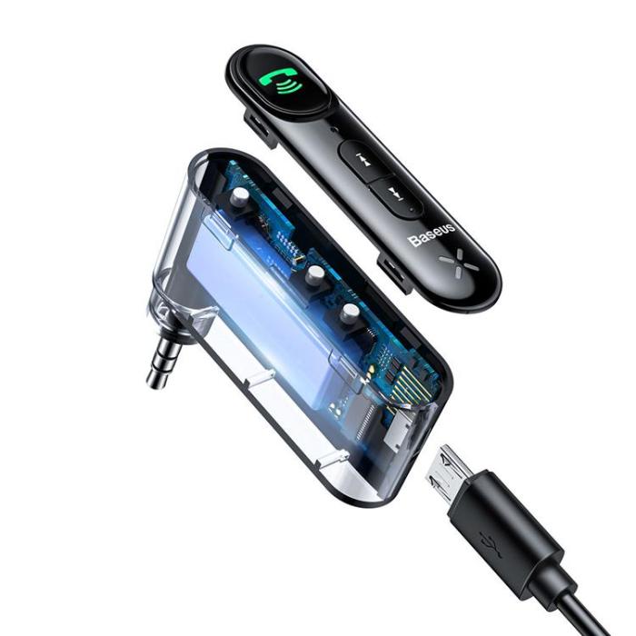BASEUS - Baseus Bluetooth AUX Transmitter - Svart