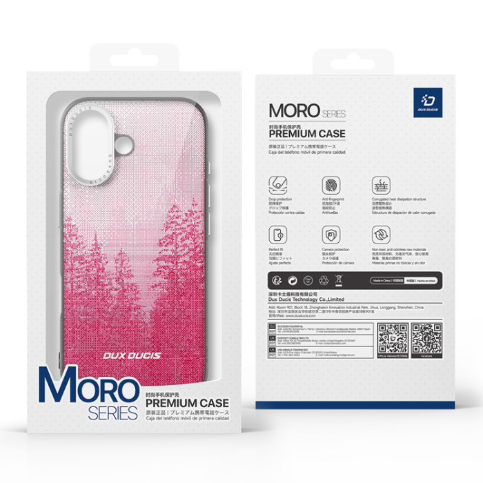 Dux Ducis - DUX DUCIS iPhone 17 Mobiskal MagSafe Moro - Röd