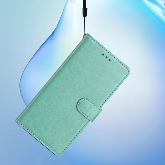 OEM - Samsung Galaxy S26 Plus Plånboksfodral Konstläder Ställfunktion - Grön