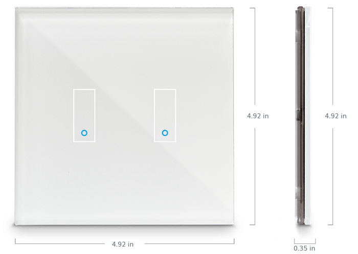 Iotty - Iotty Smart Switch 2-Way - Vit