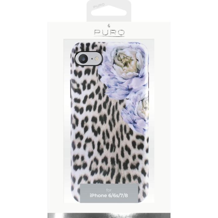 UTGATT5 - Puro - Sweet Leopard Leo Peonies Cover iPhone 6/7/8/SE 2020
