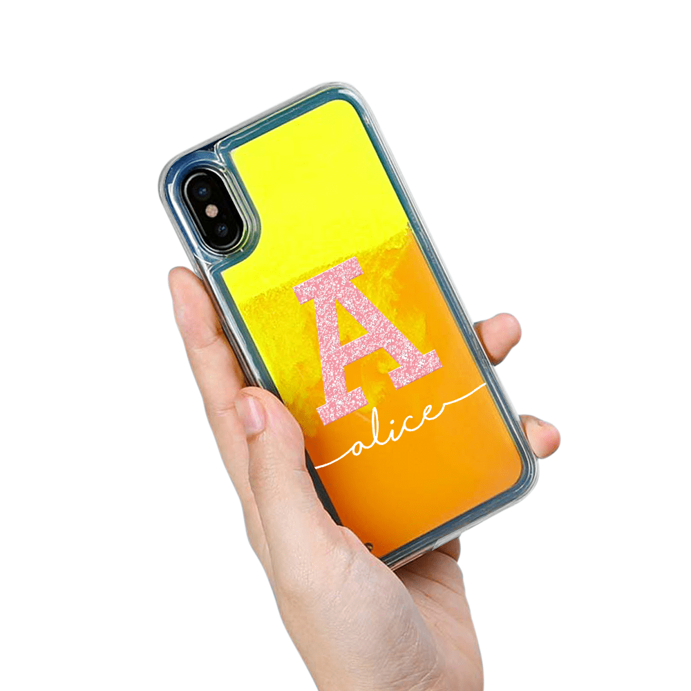 Neon Sand skal iPhone X - Orange