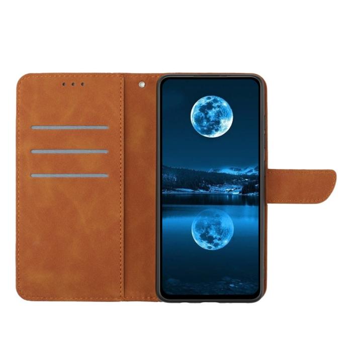 OEM - Mobilskal till Samsung Galaxy S26 Ultra KonstLäder Flip- Brun