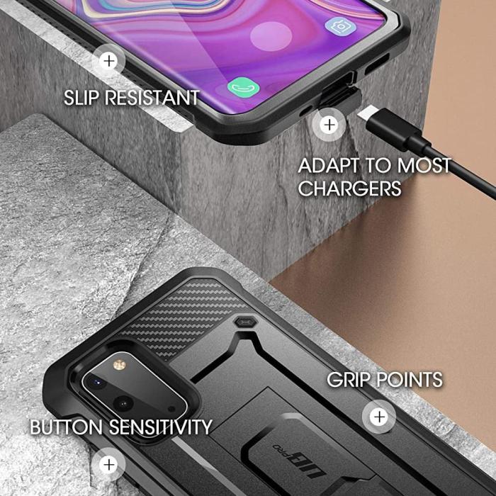 UTGATT1 - SupCase Unicorn Beetle Pro mobilskal Galaxy S20 Fe Svart