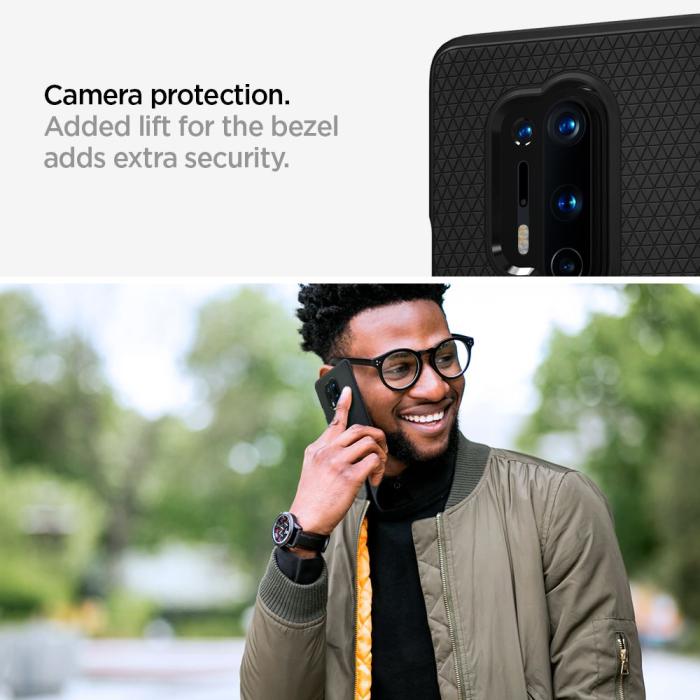 UTGATT5 - Spigen Liquid Air Oneplus 8 Pro - Matte Black
