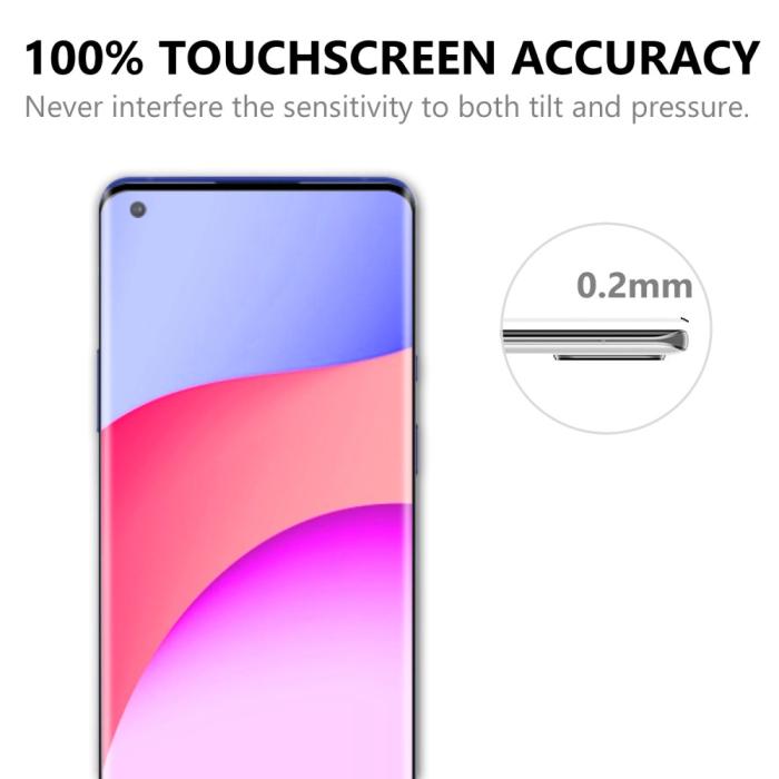 A-One Brand - 3D Härdat Glas Skärmskydd OnePlus 8 Pro