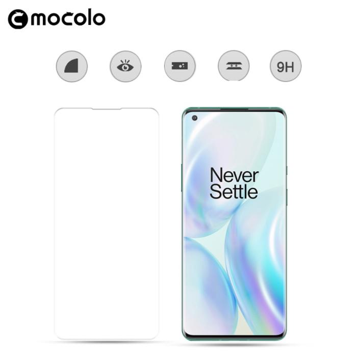 Mocolo - MOCOLO 3D Curved Härdat Glas Skärmskydd OnePlus 8 Pro