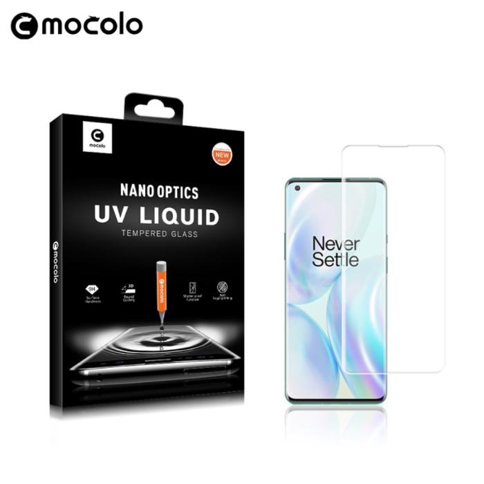 Mocolo - MOCOLO 3D Curved Härdat Glas Skärmskydd OnePlus 8 Pro