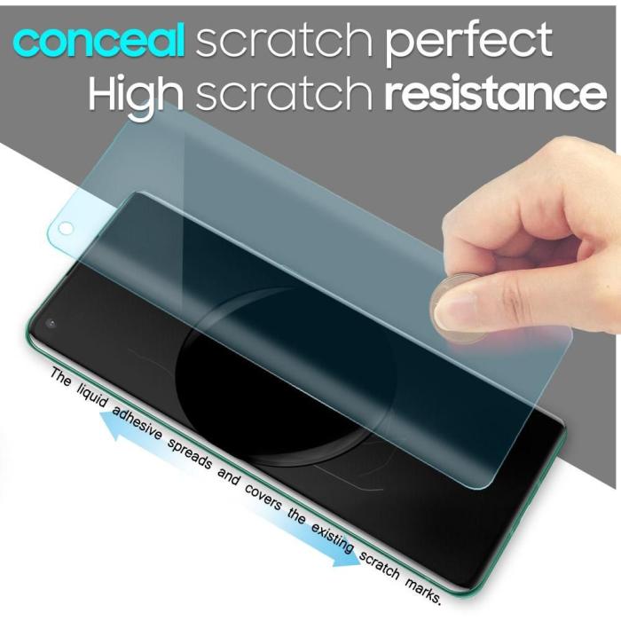 UTGATT5 - Whitestone Tempered Glass Dome Glass Oneplus 8 Pro - Clear